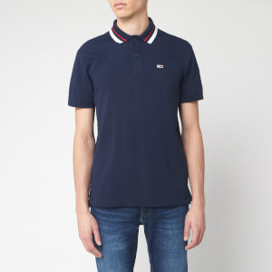 Tommy Jeans Men's Classics Tipped Polo Shirt - Black Iris