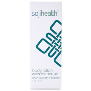 Soji Health Body Lotion Pure Hemp CBD Lemon Lavender & Bergamot 200mg