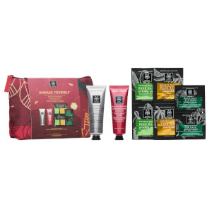 APIVITA Masking Green Clay, Pomegranate, Pumpkin and Gingko Biloba Express Masks Prickly Pear Gift Set
