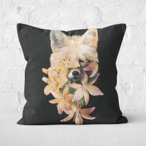 Foxy Flowers Cushion Square Cushion