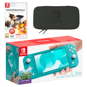 Nintendo Switch Lite (Turquoise) Overwatch Pack