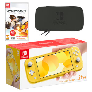 Nintendo Switch Lite (Yellow) Overwatch Pack