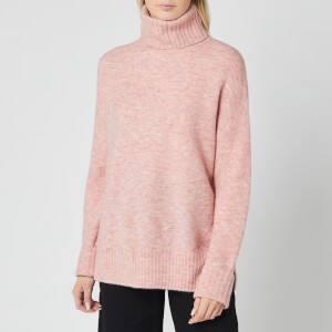 Whistles Women's Oversized Roll Neck Knitted Jumper - Pale Pink