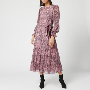 Whistles Women's Wild Cat Tiered Dress - Multi