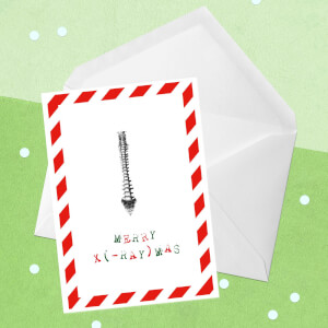 Merry X(-Ray)mas Spine Greetings Card