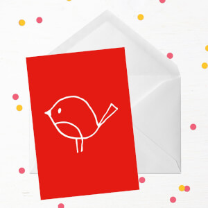 Christmas Robin Greetings Card