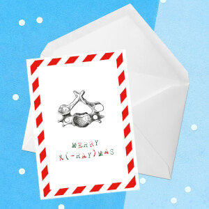 Merry X(-Ray)mas Hips Greetings Card
