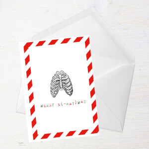 Merry X(-Ray)mas Ribs Greetings Card