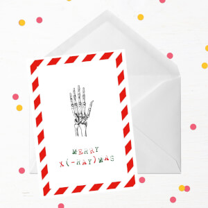 Merry X(-Ray)mas Hand Greetings Card