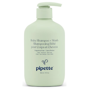 Pipette Baby Shampoo + Wash Fragrance Free 12 fl oz.
