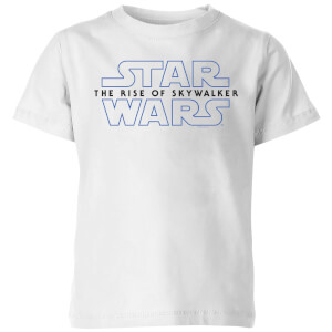 Star Wars The Rise Of Skywalker Logo Kids' T-Shirt - White