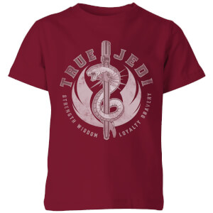 Star Wars The Rise Of Skywalker True Jedi Kids' T-Shirt - Burgundy