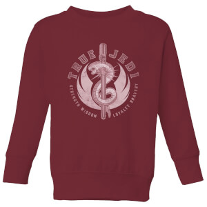 Star Wars The Rise Of Skywalker True Jedi Kids' Sweatshirt - Burgundy