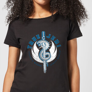 Star Wars The Rise Of Skywalker True Jedi Black Women's T-Shirt - Black