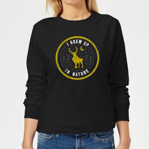 Frozen 2 I Grew Up In Nature Women's Sweatshirt - Black