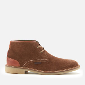 Barbour Men's Kalahari Suede Desert Boots - Dark Sand
