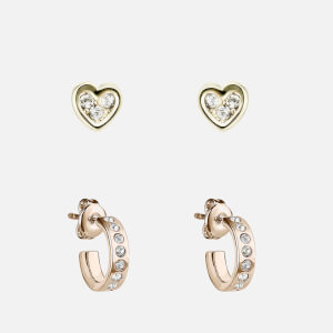 Ted Baker Women's Nelsa Nano Heart/Huggie Earrings Gift Set - Gold