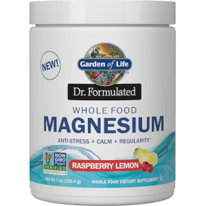 Whole Food Magnesium Powder - Raspberry Lemon - 198.4G