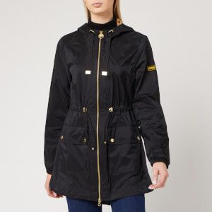 Barbour International Women's Wheelhouse Showerproof Jacket - Black/Gold