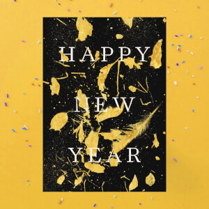 Happy New Year Greetings Card