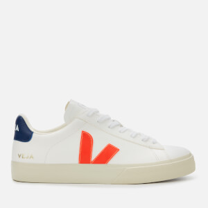 Veja Men's Campo Chrome Free Trainers - Extra White/Orange/Cobalt