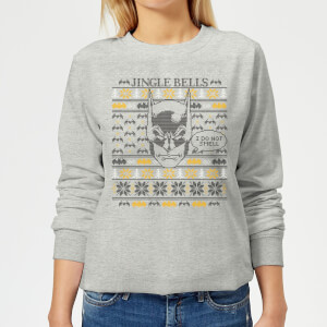 Batman I Do Not Smell Women's Christmas Sweatshirt - Grey