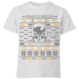 Batman I Do Not Smell Kids' Christmas T-Shirt - Grey