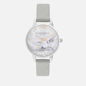 Olivia Burton Women's Winter Wonderland Bunny Watch - Grey