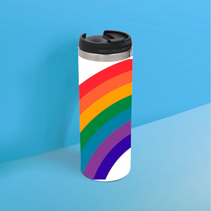 Retro Rainbow Thermos Mug