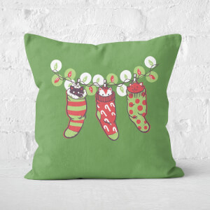 Tobias Fonseca Jingle Meow Square Cushion