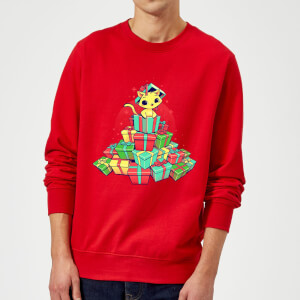 Tobias Fonseca Tons Of Xmas Gifts Sweatshirt - Red