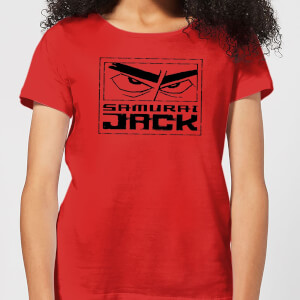 Samurai Jack Stylised Logo Women's T-Shirt - Red