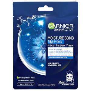 Garnier Moisture Bomb Deep Sea Water & Hyaluronic Acid Tissue Mask Night 32g