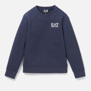 Emporio Armani EA7 Boys' Small Logo Sweatshirt - Navy