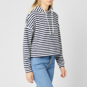 Tommy Jeans Women's TJW Stripe Hoody - Twilight Navy/White