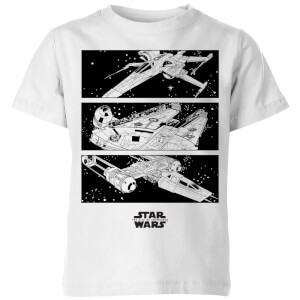 The Rise of Skywalker - T-shirt Resistance Ships - Blanc - Enfants