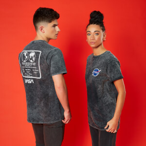 NASA 1969 Unisex T-Shirt - Schwarz Acid Wash