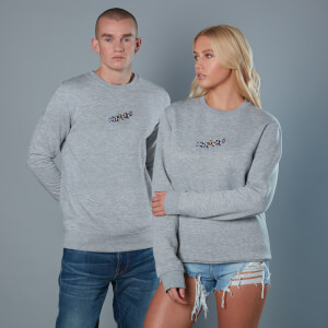 Felpa con Ricamo Boobytrap Chest Birds of Prey - Grigio - Unisex