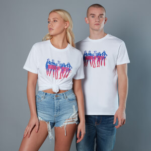 T-Shirt Girl Gang Birds of Prey - Bianco - Unisex