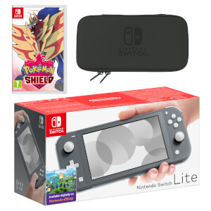 Nintendo Switch Lite (Grey) Pokémon Shield Pack