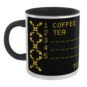 Family Fortunes Our Survey Said .... Coffee Mug - White/Black
