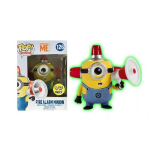 Despicable Me Fire Alarm Minion GITD EXC Pop! Vinyl Figure