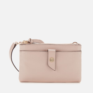 MICHAEL MICHAEL KORS Women's MK Charm Medium Tab Doublezip Cross Body Bag - Soft Pink