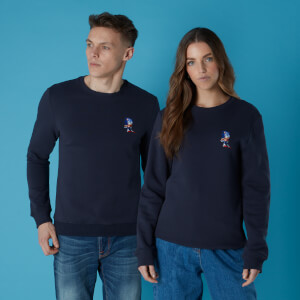 Sega Retro Sonic Unisex Sweatshirt - Navy