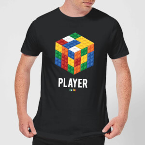 Block Rubik's Cube Player Men's T-Shirt - Black
