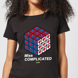 Miss Complicated Love Cube Women's T-Shirt - Black