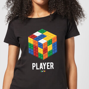 Block Rubik's Cube Player Women's T-Shirt - Black