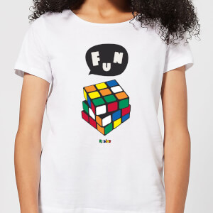 Solving Rubik's Cube Fun Women's T-Shirt - White