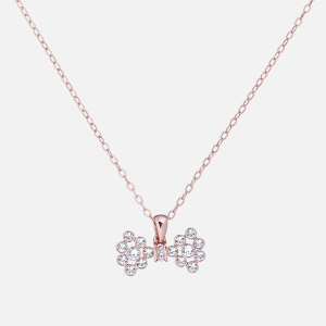 Ted Baker Women's Brizla: Small Crystal Bow Pendant - Rose Gold/Crystal