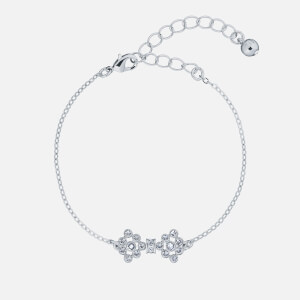 Ted Baker Women's Brinnal: Small Crystal Bow Bracelet - Silver/Crystal
